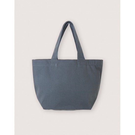 Multi-color mini Canvas Tote Bags w/Gusset- Gray (L30xH20xD12cm) Multi-color mini Canvas Tote Bags w/Gusset- Gray (L30xH20xD12cm)